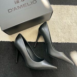 D’Amelio | Black Stiletto Heels